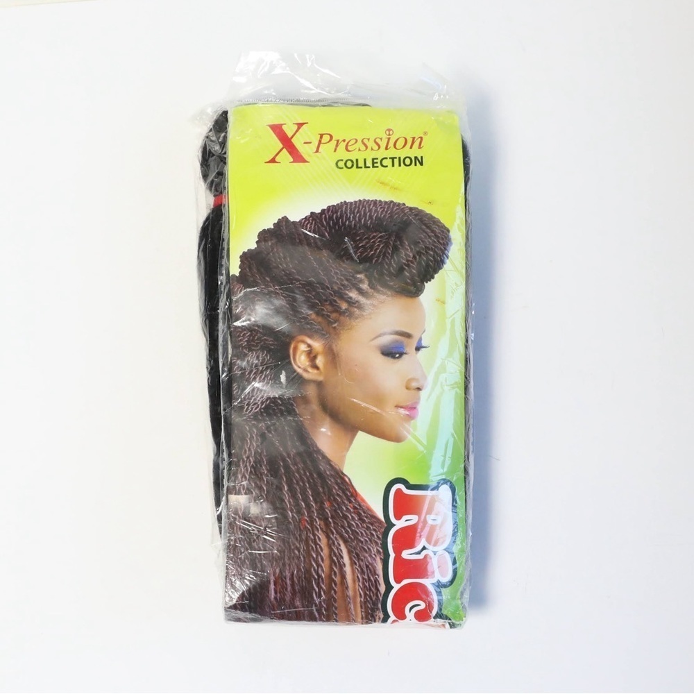 X-Pression Rich Braid Hair Extension Brand New Colour 2 black 75 inch kanekalon